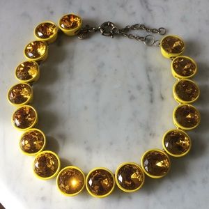J. Crew Enamel & Rhinestone Necklace